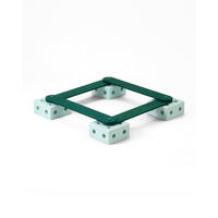 KONSTRUKCIJSKA IGRAČKA  MODU Balance Tracks & Beams  - svijetlo zelena/šumska zelena, Basics, drvo/plastika (70/24/20cm) - MODU