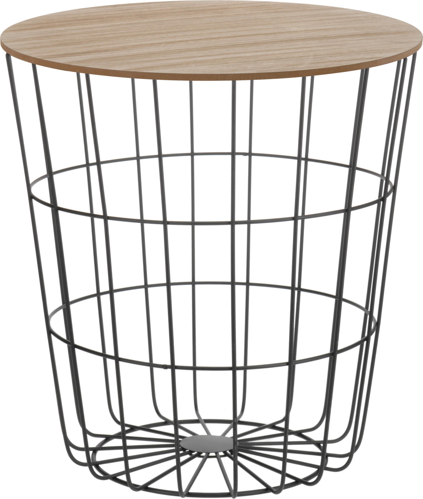 PRÍRUČNÝ STOLÍK,  - Basics, kov/kompozitné drevo (39.5/43.4/39.5cm)
