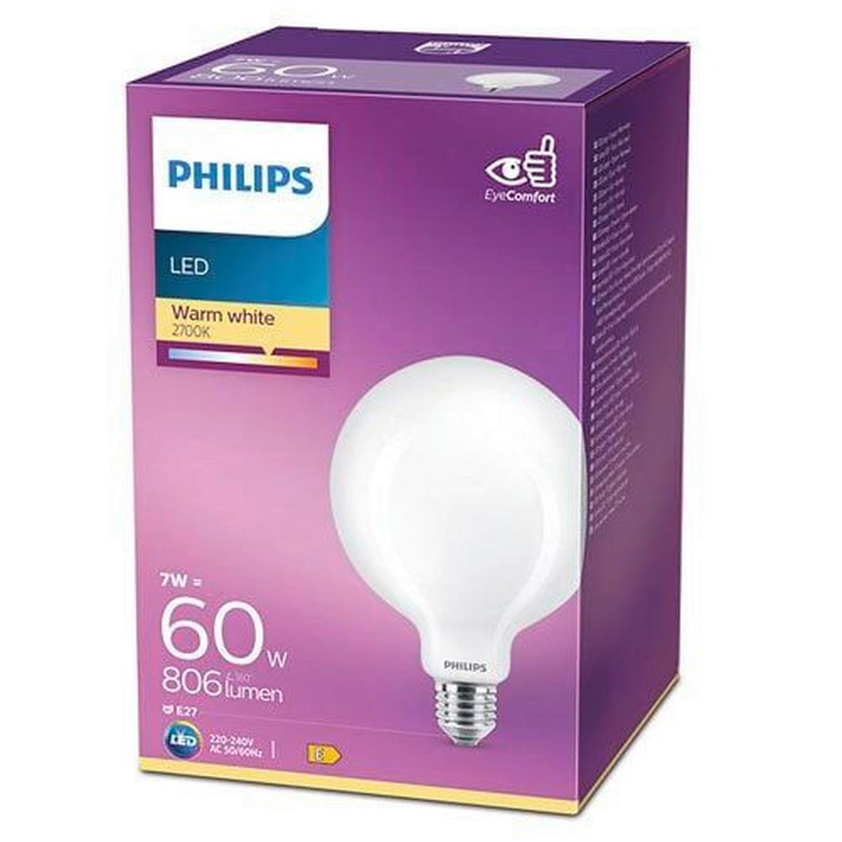 LED SIJALICA - Osnovno, plastika (1,1/6/6cm) - Philips