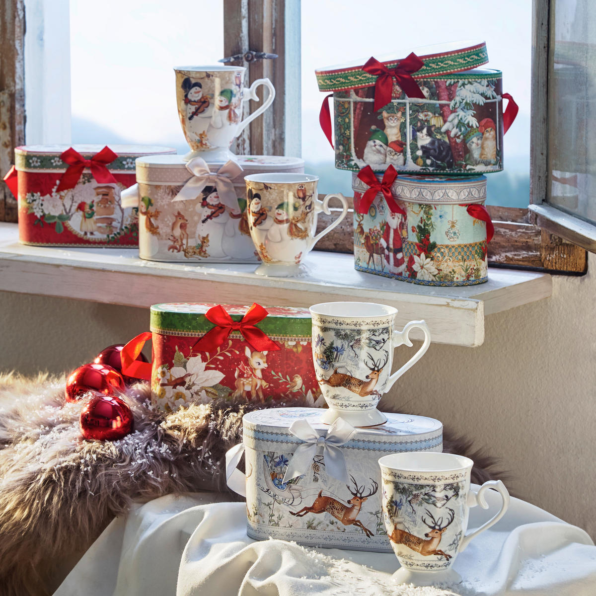 HRNČEK NA KÁVU  320 ml   - Lifestyle, keramika (320ml) - X-Mas