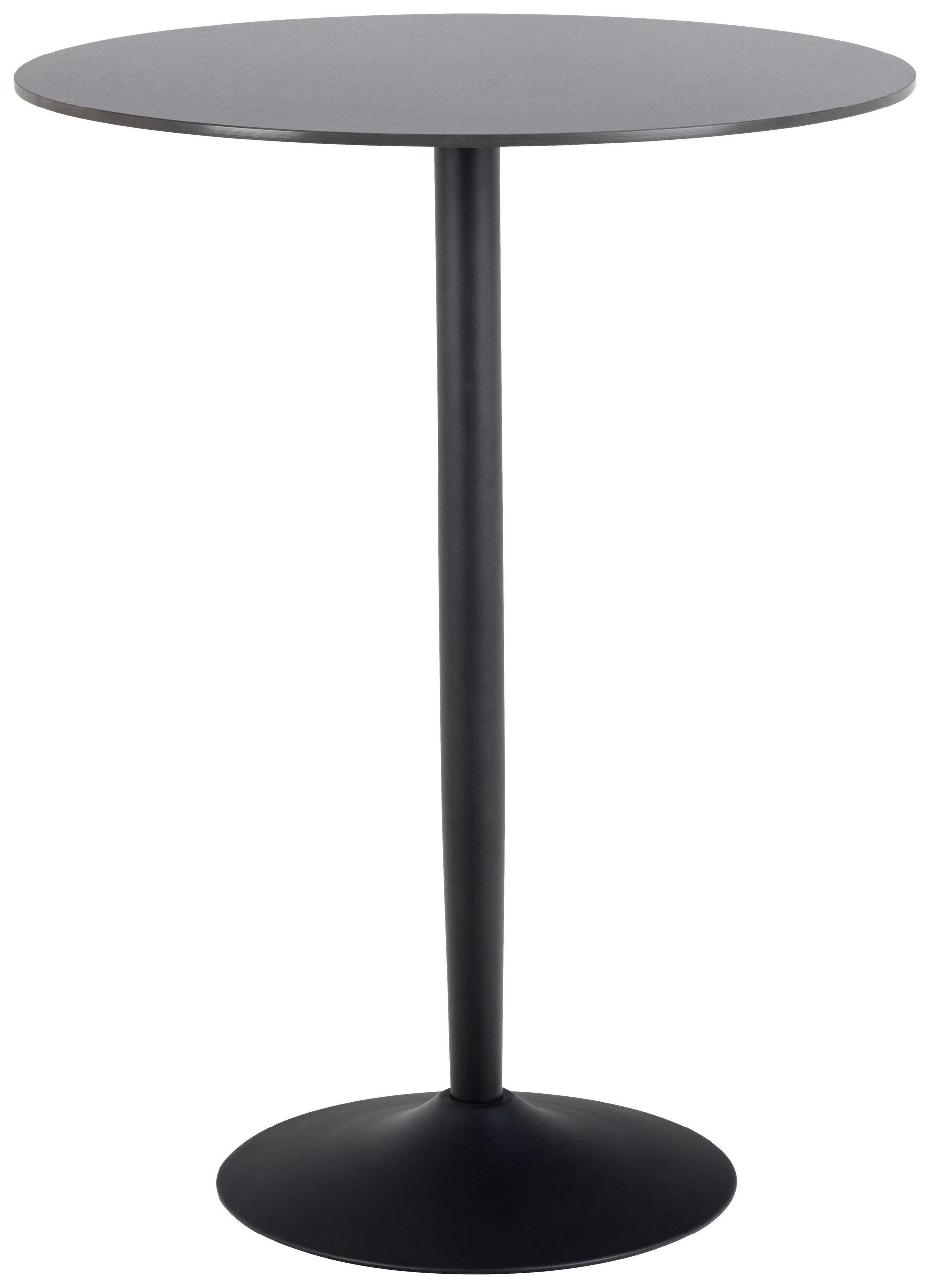 Masă De Bar din ceramică, 80/80/105 cm,   - negru, Design, ceramică/metal (80/80/105cm) - MID.YOU