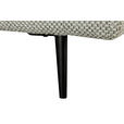 ECKSOFA in Mikrofaser Hellgrau  171/282 cm  - Hellgrau/Schwarz, Design, Textil/Metall (171/282cm) - Hom`in