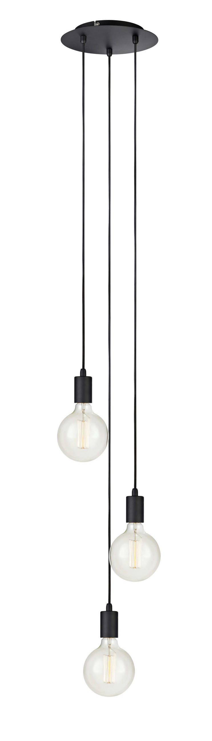 PENDELLEUCHTE 25/161,5 cm   - Schwarz, Basics, Metall (25/161,5cm) - Markslöjd