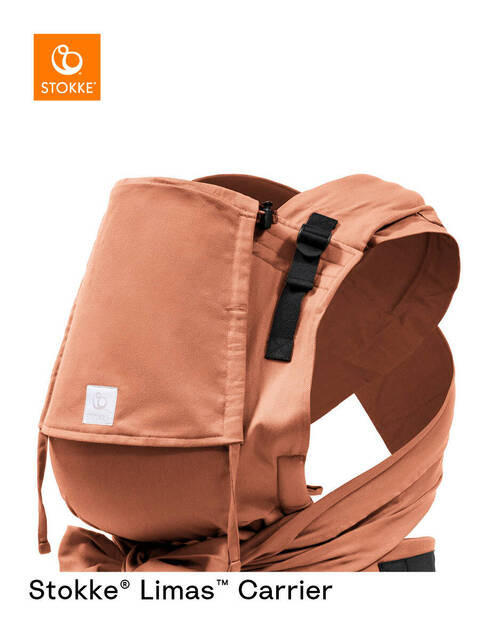 BABYTRAGE Limas Carrier Flex  - Terracotta, Basics, Textil - Stokke