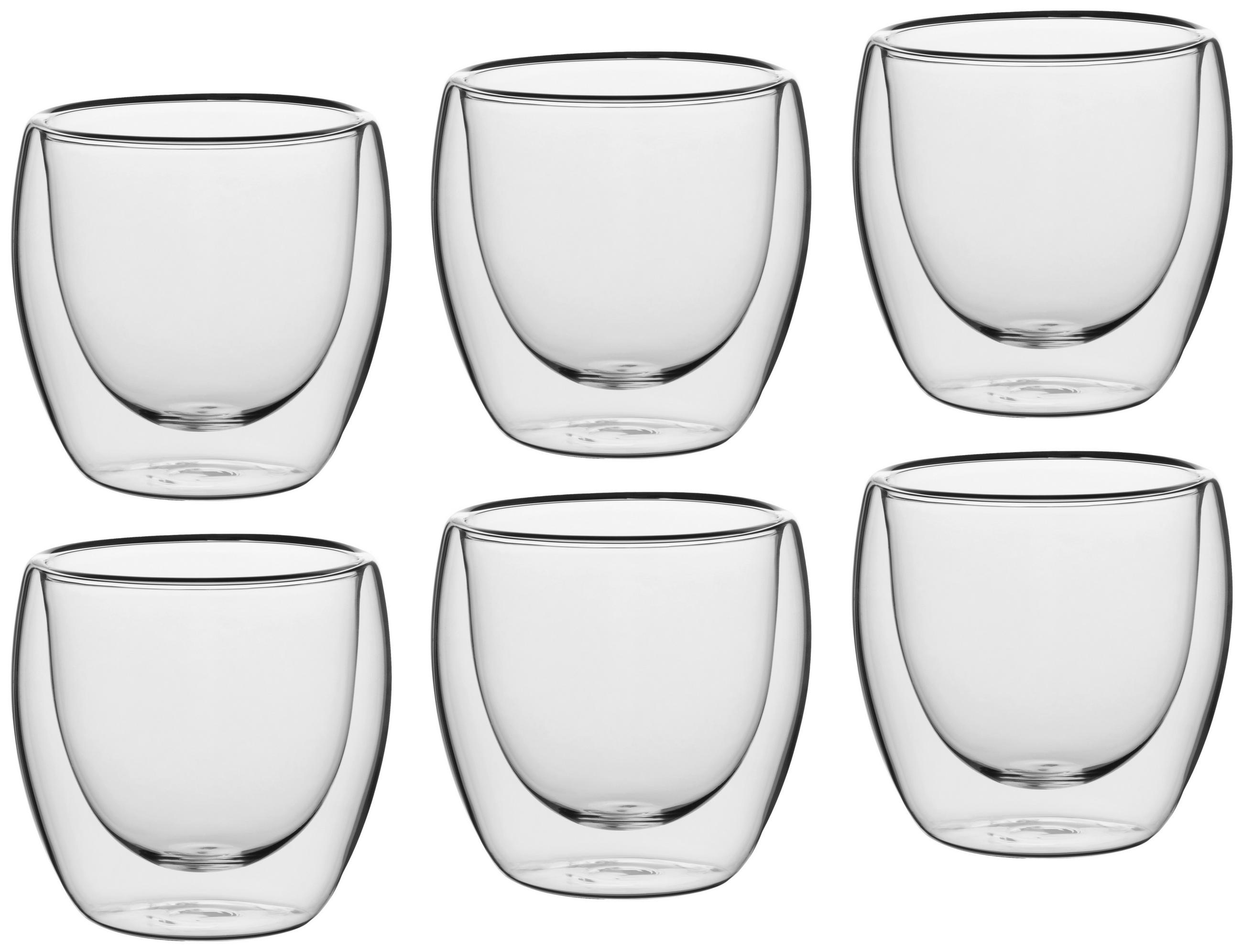 KAFFEEGLAS - Transparent, Trend, Glas (180ml) - Mäser