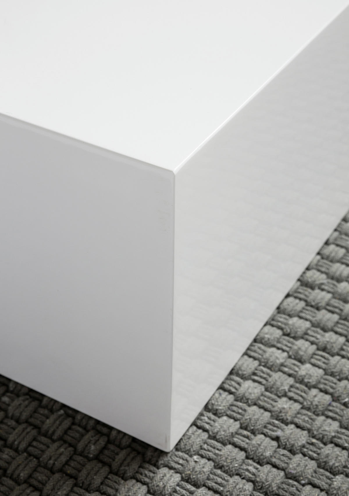 KLUBSKA MIZA, bela  - bela, Moderno, leseni material (60/30/60cm) - MID.YOU
