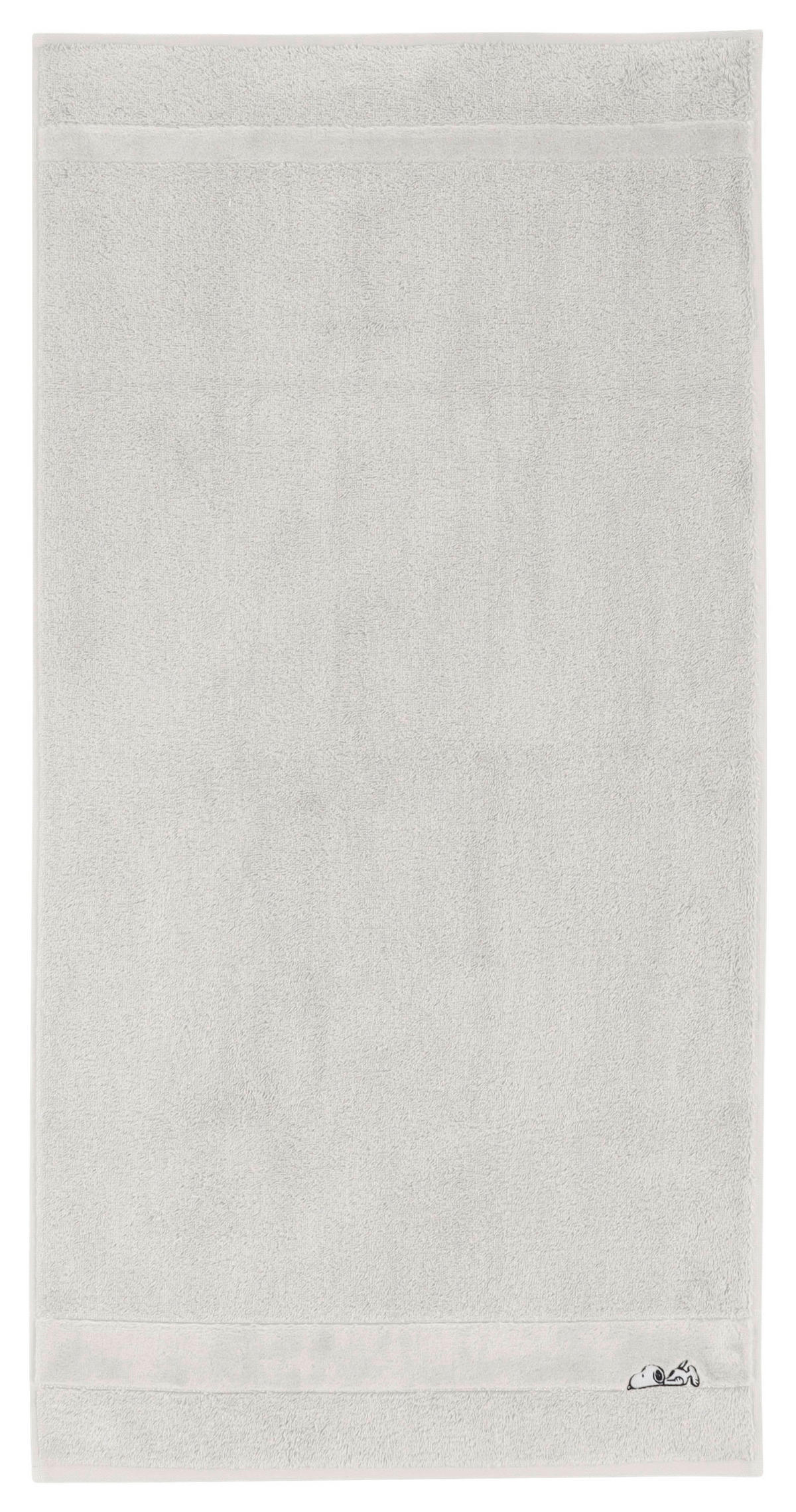 HANDTUCH Sleepy Snoopy Grau  - Grau, Design, Textil (50/100cm) - Vossen