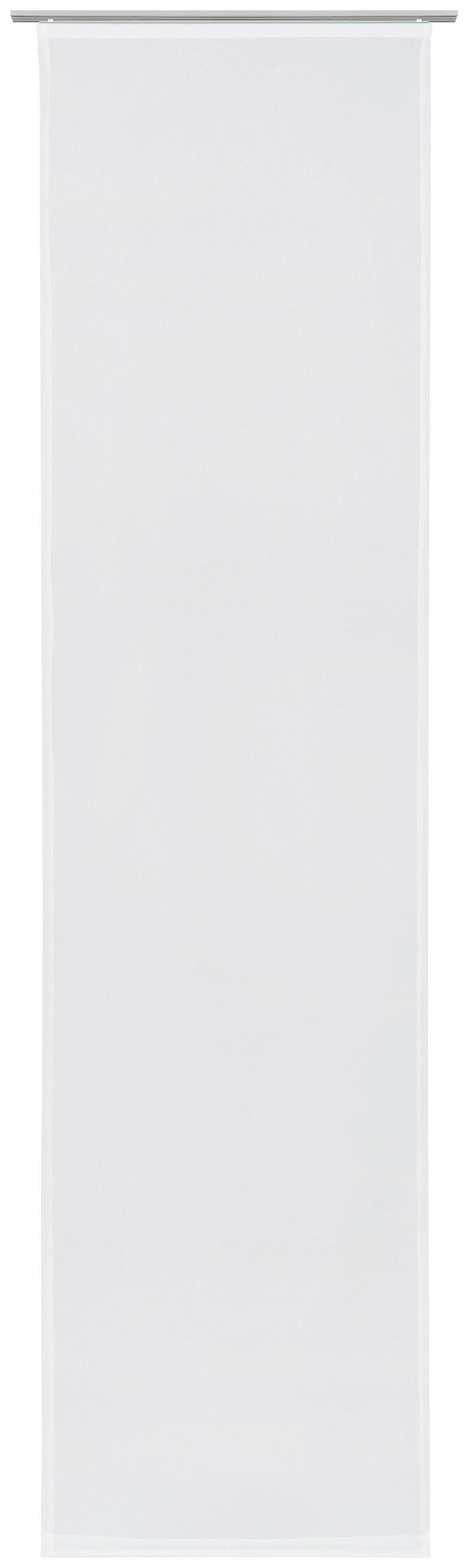 FLÄCHENVORHANG   transparent   60/245 cm  - Creme, Basics, Textil (60/245cm) - Novel