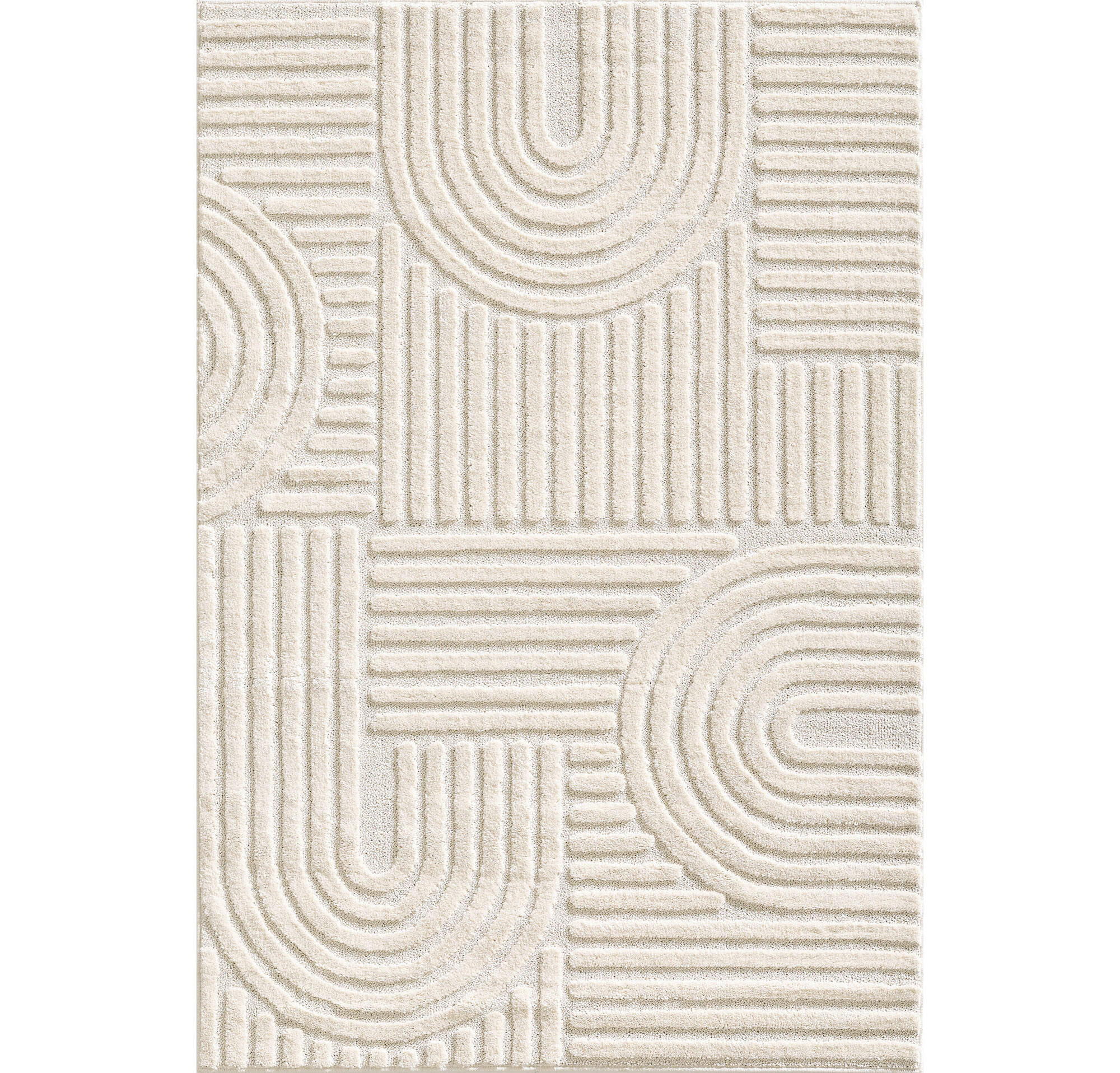 HOCHFLORTEPPICH 60/110 cm ART Creme  - Creme, Basics, Textil (60/110cm) - Novel