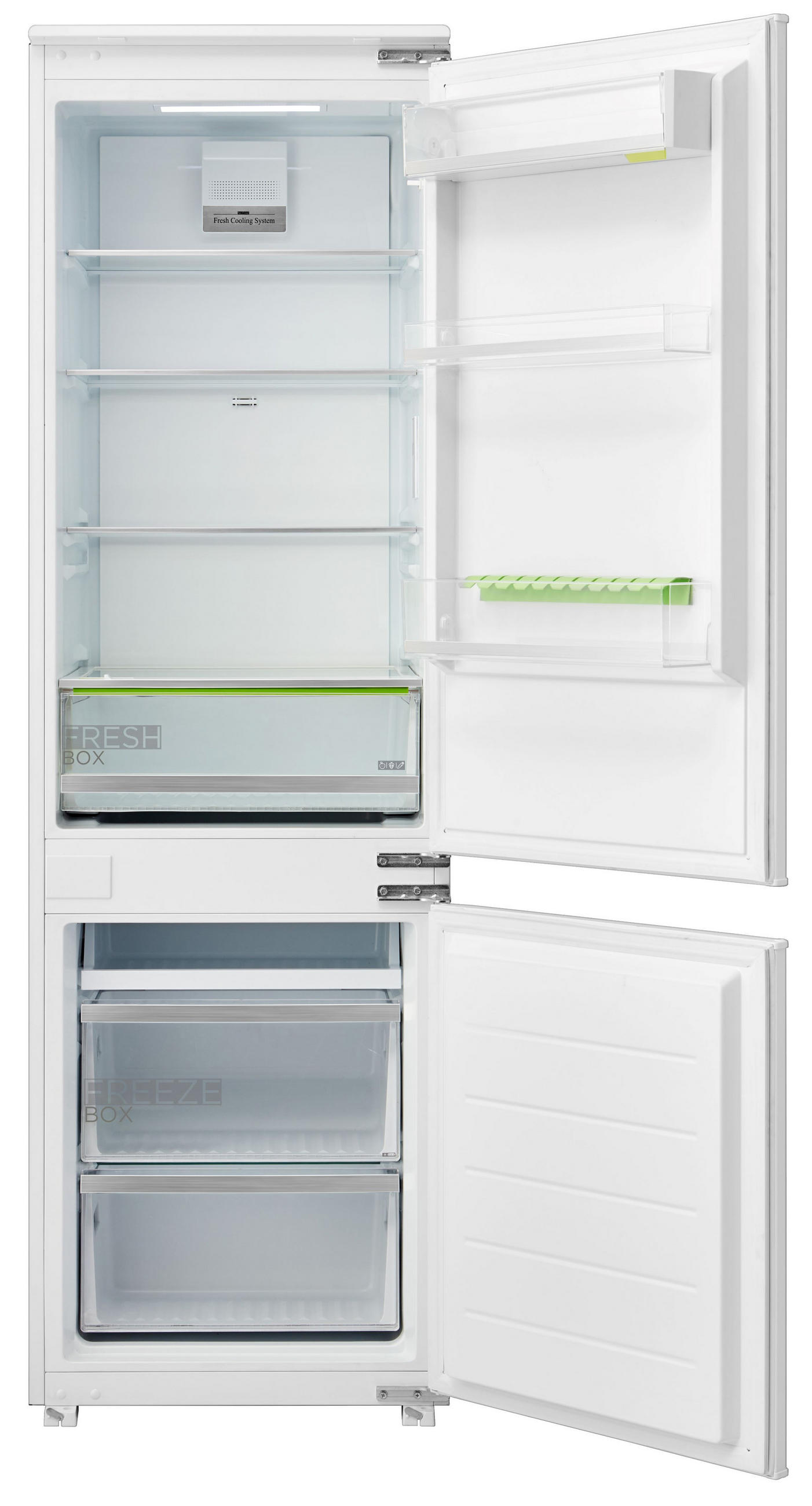 KÜHL-GEFRIER-KOMBINATION KG178FENF  - Weiß, Basics, Metall (54/54,5/177cm) - Midea