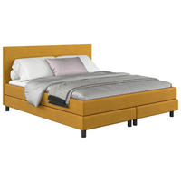 BOXBETT 140/200 cm  in Gelb  - Gelb/Schwarz, Modern, Holz/Holzwerkstoff (140/200cm) - MID.YOU