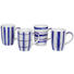 KAFFEEBECHER 380 ml - Blau/Weiß, Design, Keramik (8,2/11cm) - Landscape KAFFEEBECHER 380 ml - Blau/Weiß, Design, Keramik (8,2/11cm) - Landscape
