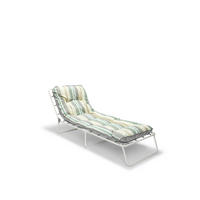 SONNENLIEGE 60/38/180 cm  - Weiß/Grau, Basics, Textil/Metall (60/38/180cm)