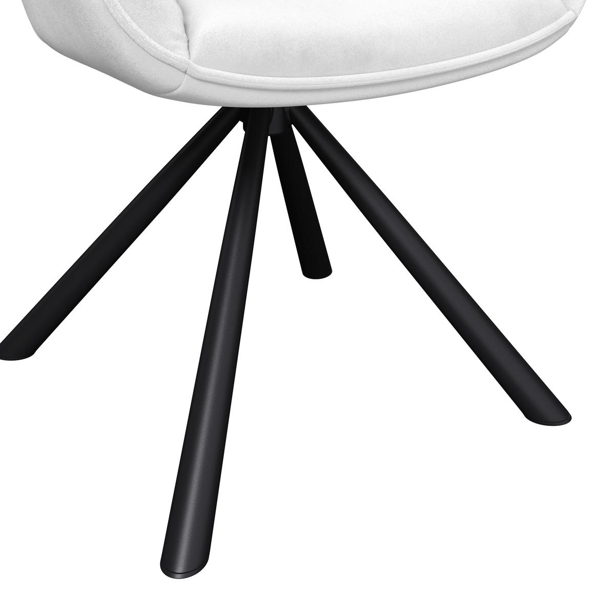 STOL MED ARMSTÖD järn sammet  - beige/svart, Klassisk, metall/textil (62/85/62cm) - Hom`in