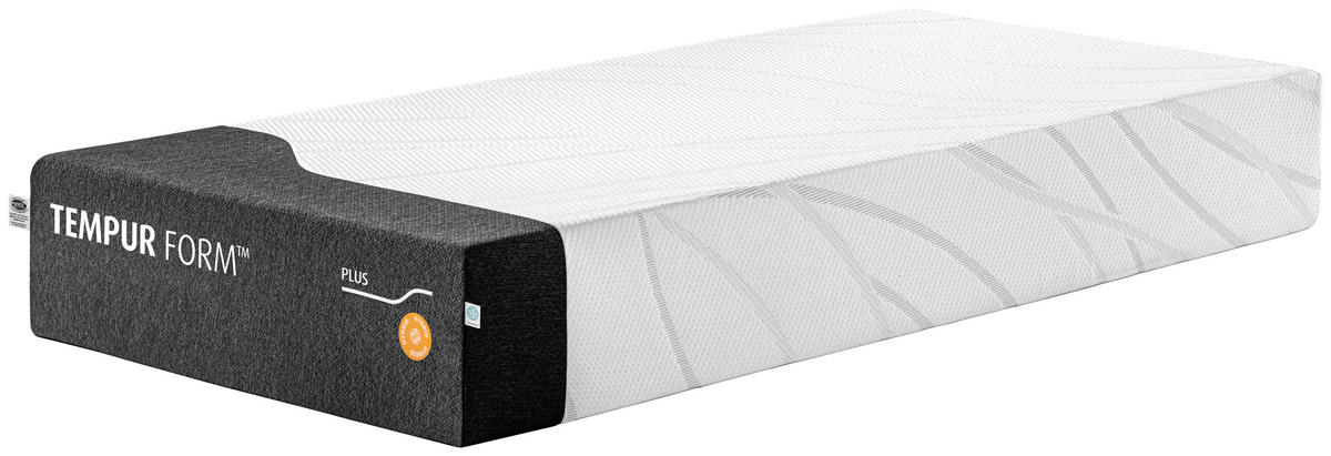 MATRATZE HYBRID FORM PLUS-HYBRID 80/200 cm Höhe ca. 25 cm  - Anthrazit/Weiß, Basics, Textil (80/200cm) - Tempur