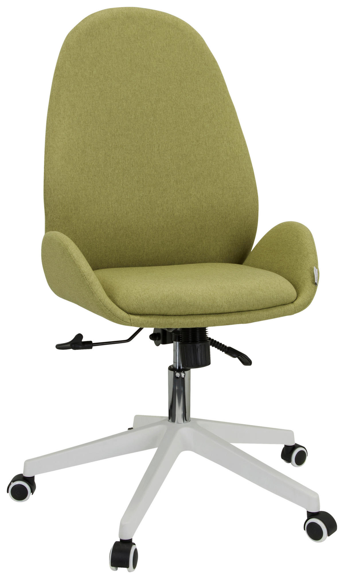 DREHSTUHL  in Flachgewebe Grün  - Weiß/Grün, Basics, Kunststoff/Textil (56/104/58cm) - MID.YOU