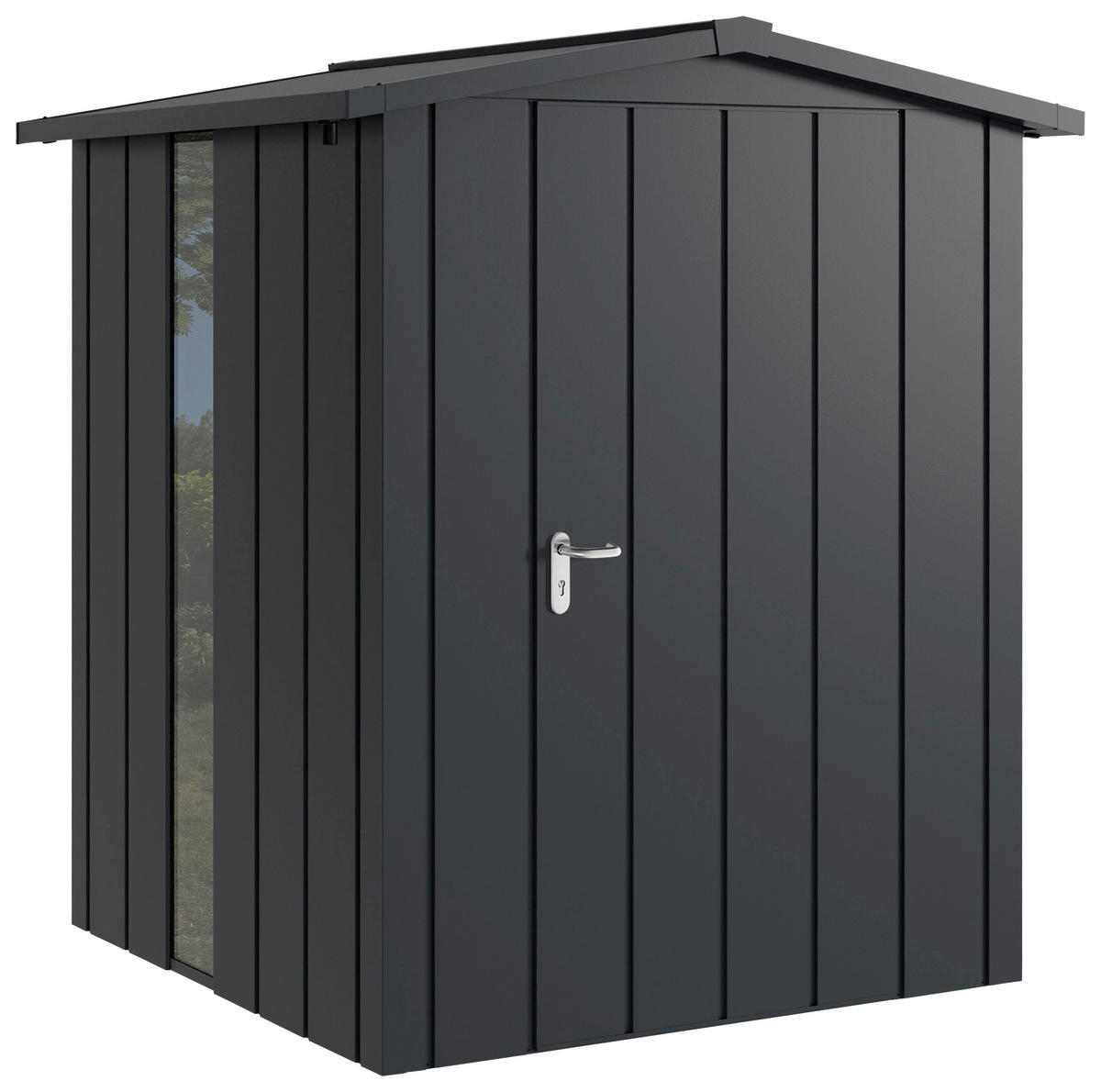 GERÄTEHAUS 187/219/181 cm  - Anthrazit, Basics, Metall (187/219/181cm)