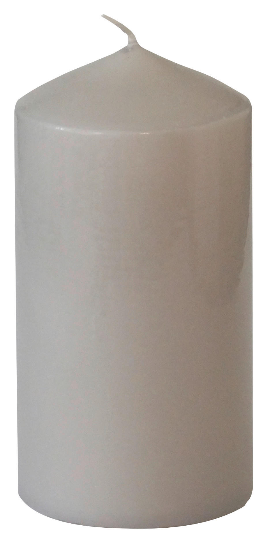 STUMPENKERZE 7,7/15 cm  - Taupe, Basics (7,7/15cm) - Steinhart