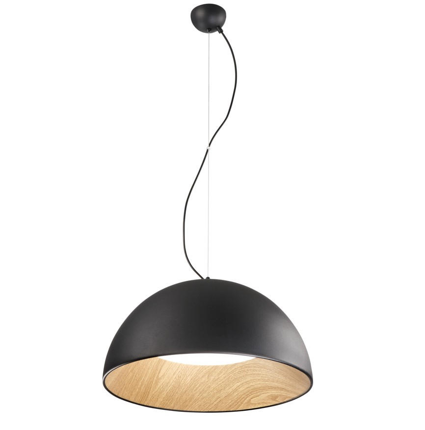 LED-HÄNGELEUCHTE Luce Ambiente e Design 50/187 cm   - Schwarz/Weiß, KONVENTIONELL, Kunststoff/Metall (50/187cm)
