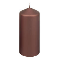 KERZE - Braun, Basics, Paraffin (5,7/13,0cm) - Ambia Home