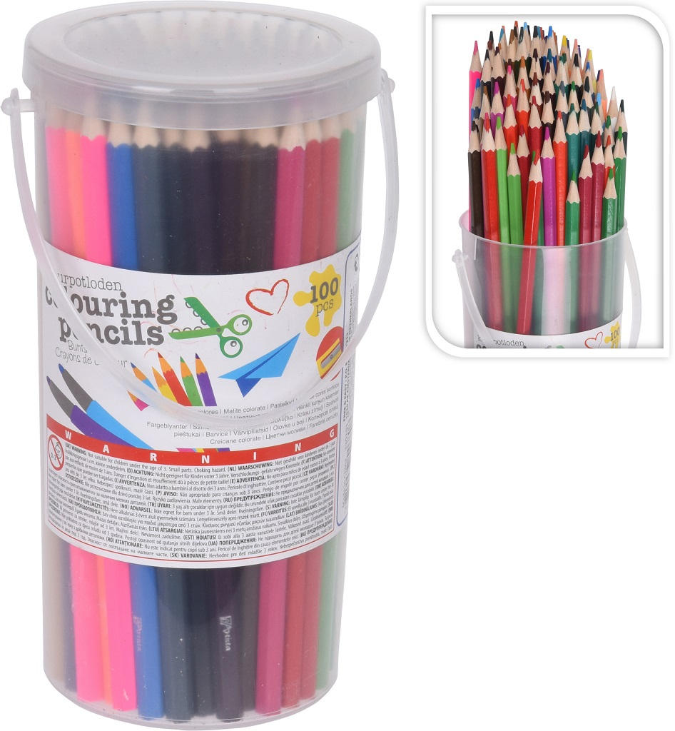 FÄRGPENNOR - multicolor, Basics, metall/trä (11/18/9,5cm)