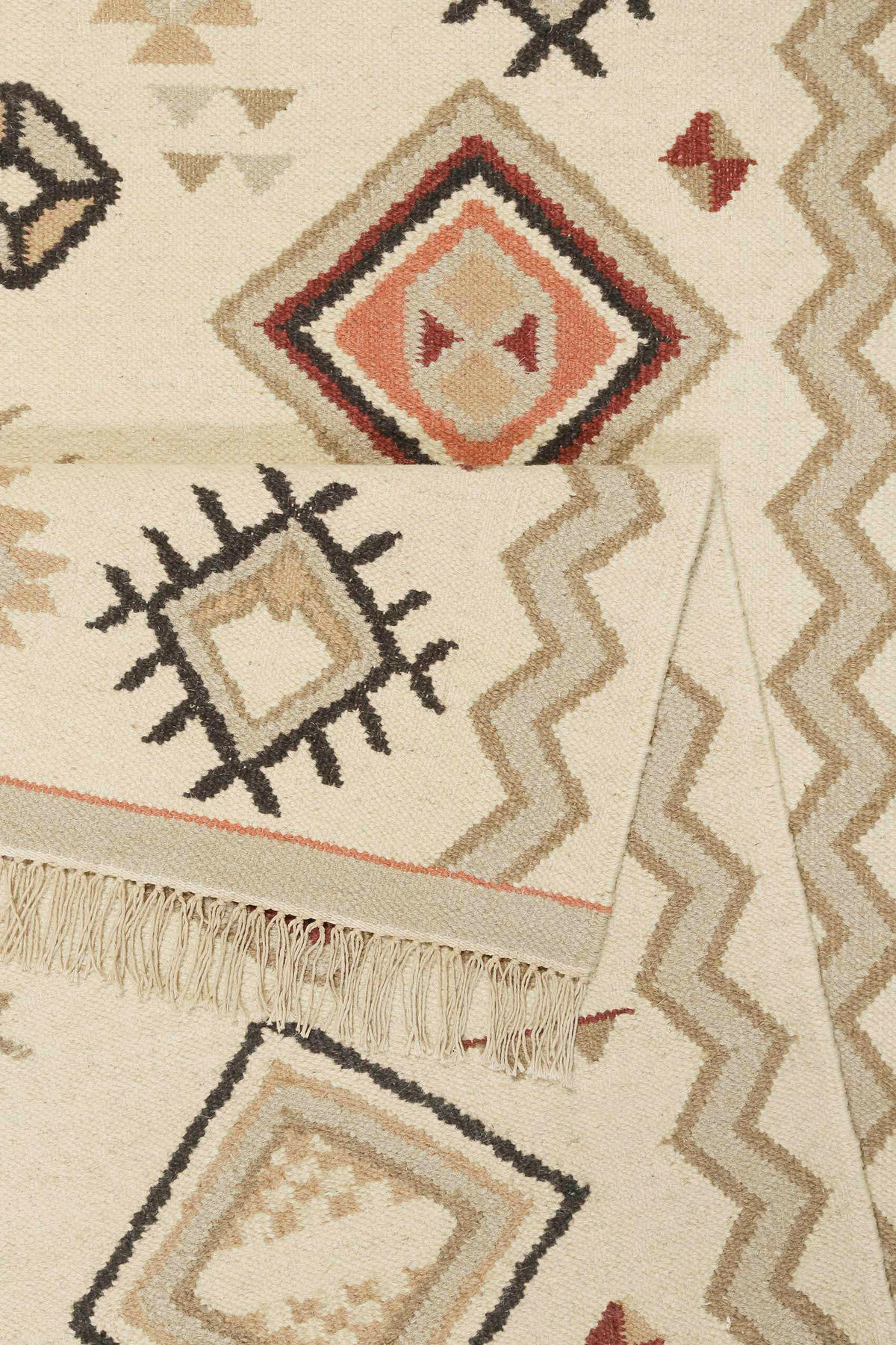 HANDWEBTEPPICH 80/150 cm Brionne Multicolor rechteckig  - Multicolor, Design, Textil (80/150cm)