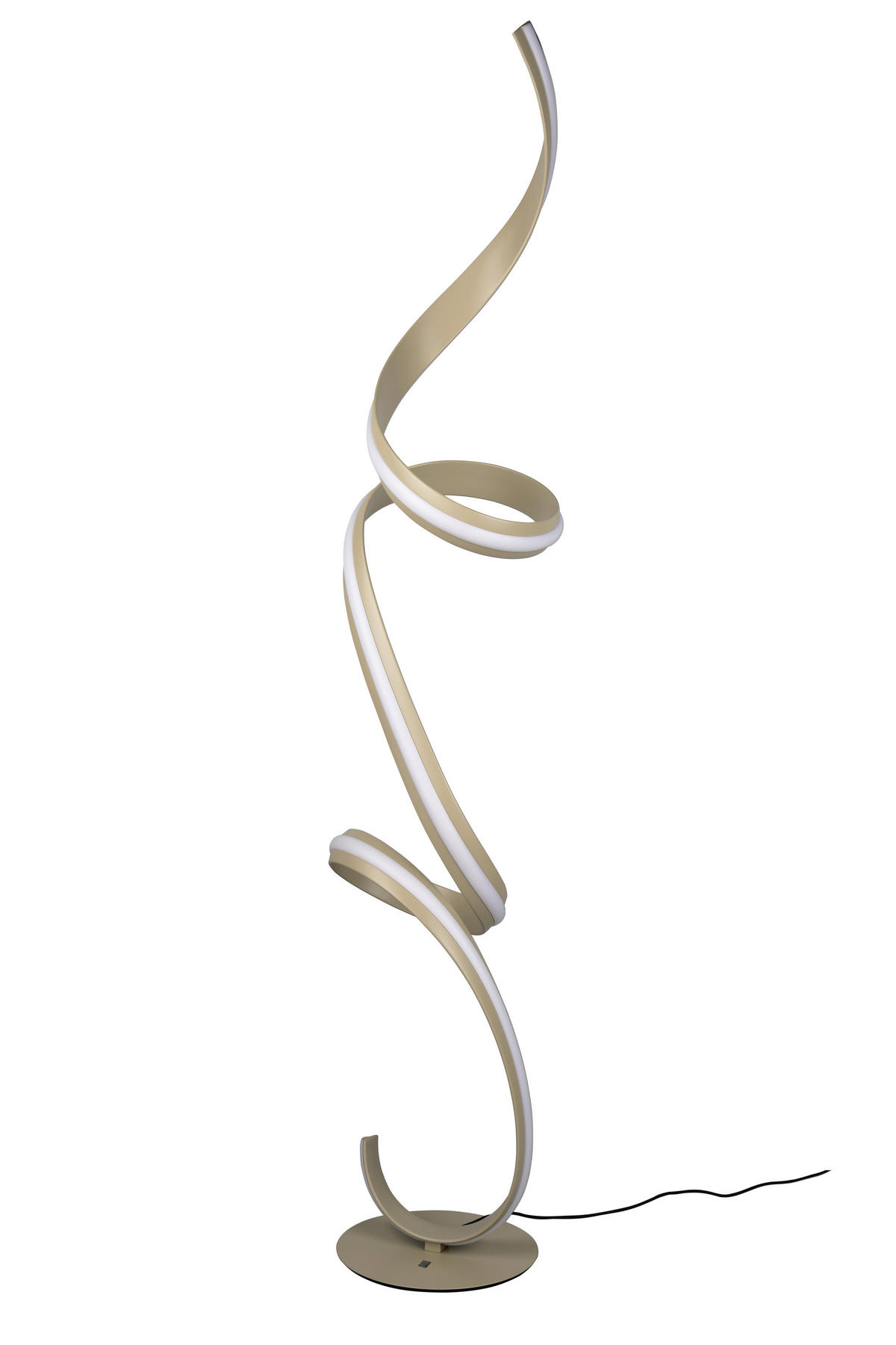 LED-STEHLEUCHTE Cisenna 31/180/30 cm   - Beige/Weiß, Design, Kunststoff/Metall (31/180/30cm) - Cinque