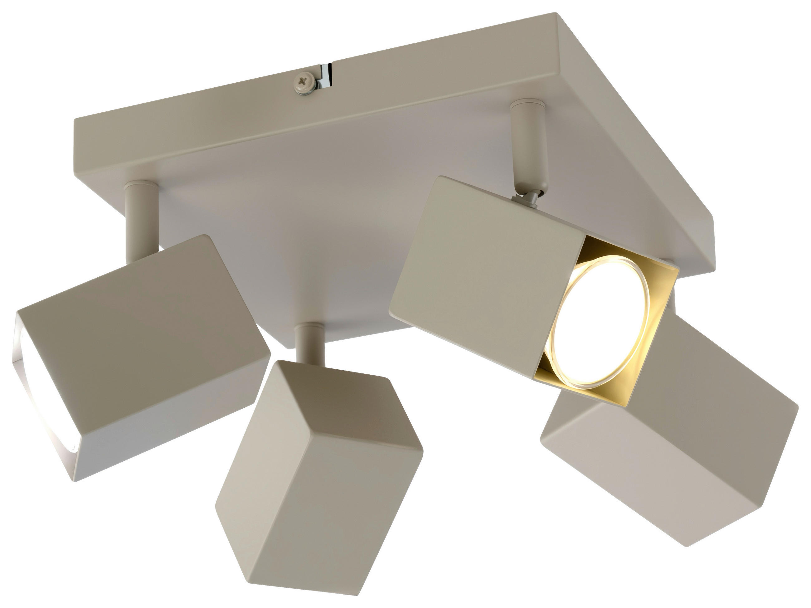 STRAHLER - Beige, Trend, Metall (28/28/13cm) - Novel