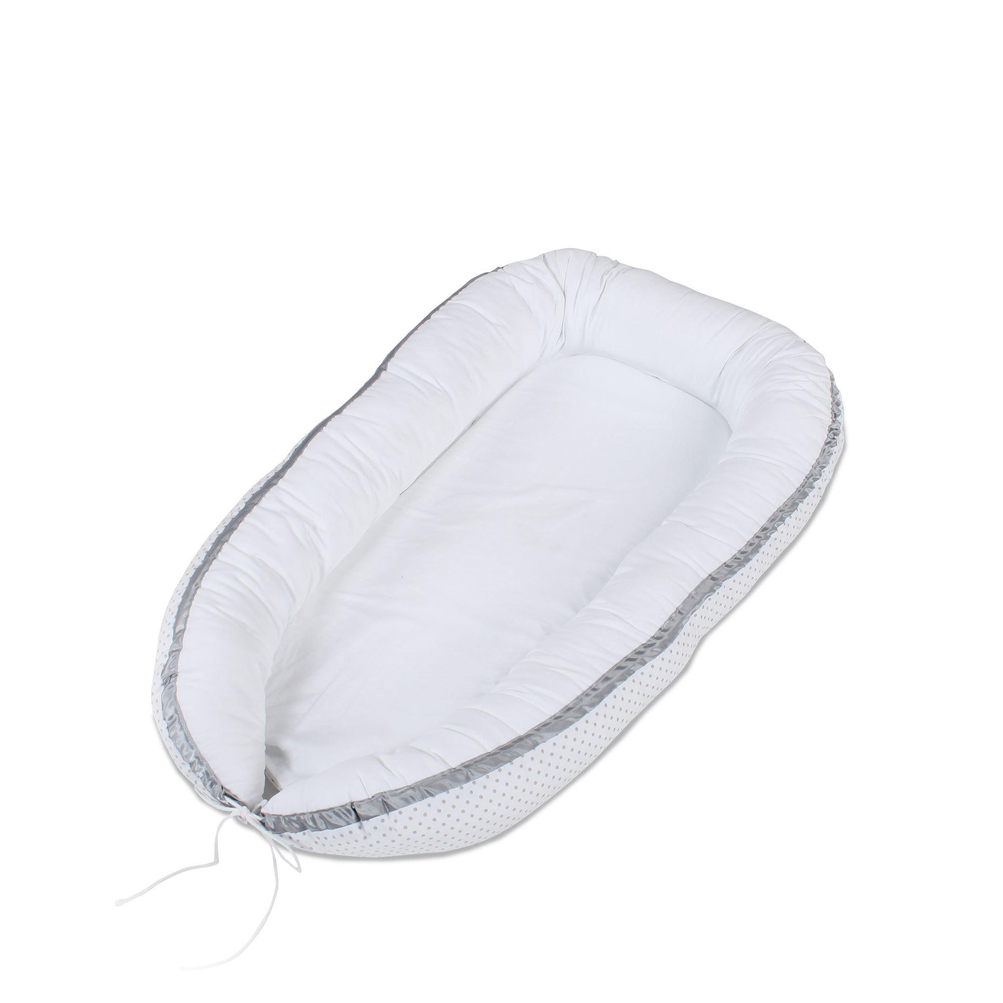 Kuschelnest Babybay    - Hellgrau/Weiß, Basics, Textil (90/50/13cm) - Babybay