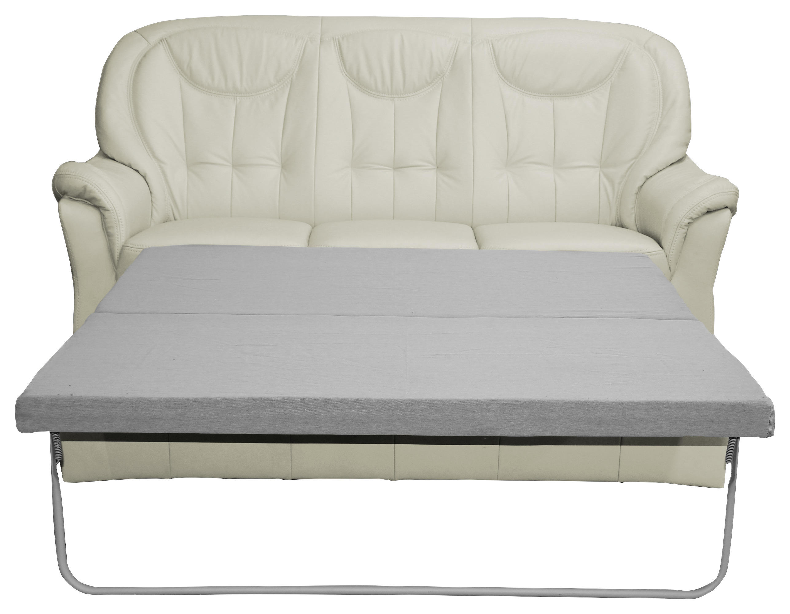 ÜLŐGARNITÚRA bőr  - fekete, Basics, műanyag/bőr (204/104/98cm) - Andante