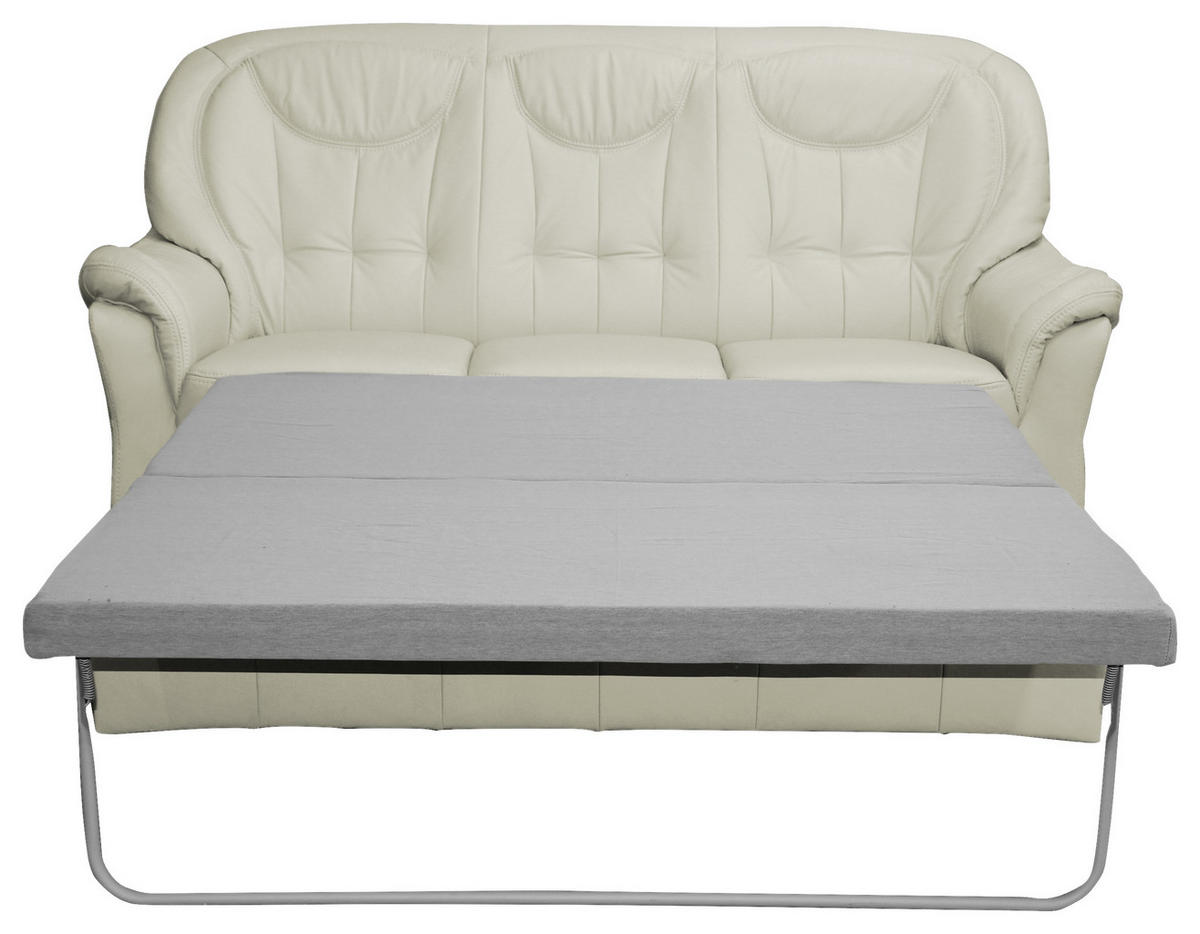 ÜLŐGARNITÚRA bőr  - fekete, Basics, műanyag/bőr (204/104/98cm) - Andante
