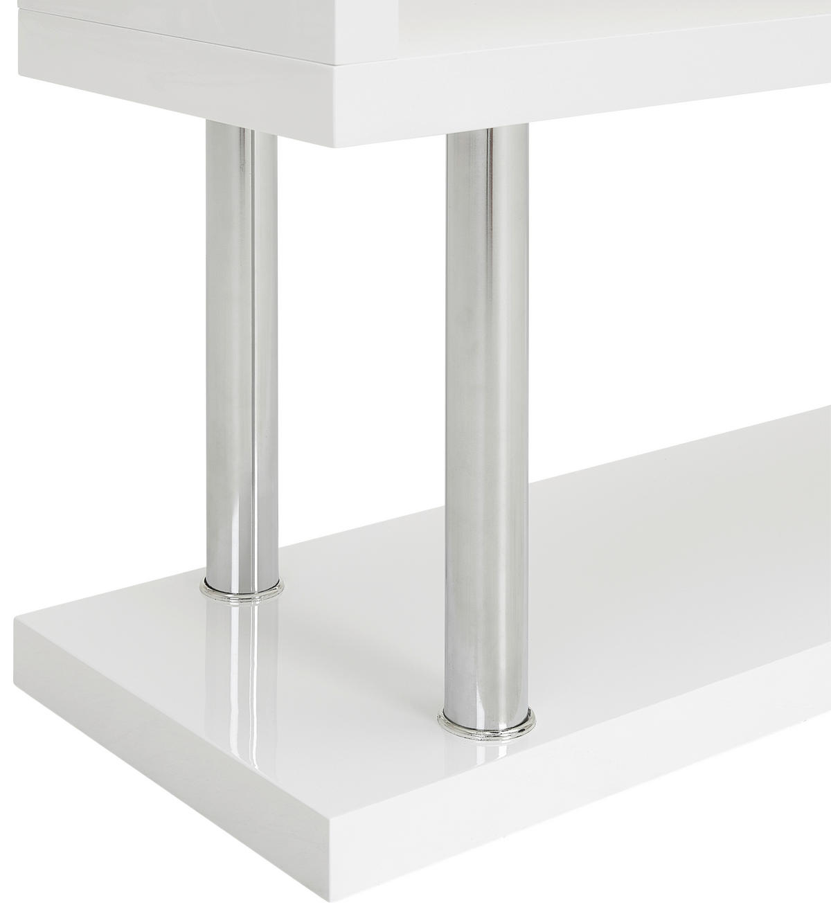 REGAL Weiß  - Weiß, Design, Holzwerkstoff/Metall (156/165/35cm) - Xora