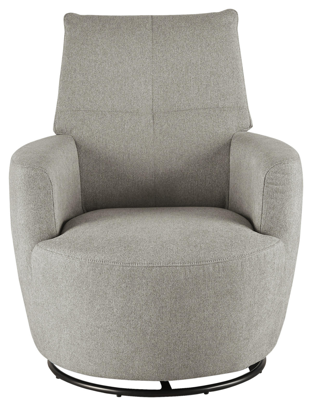 SESSEL Webstoff Grau    - Schwarz/Grau, Design, Textil/Metall (80/96/88cm) - SetOne by Musterring