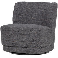 SESSEL in Webstoff Grau  - Schwarz/Grau, MODERN, Textil/Metall (74/75/65cm) - Livetastic