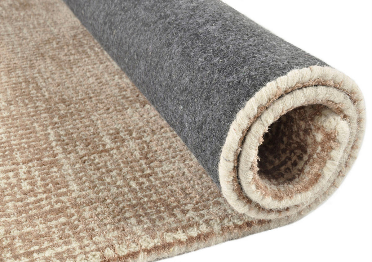 HANDWEBTEPPICH 65/135 cm Braun rechteckig  - Braun, Basics, Textil (65/135cm) - Tom Tailor