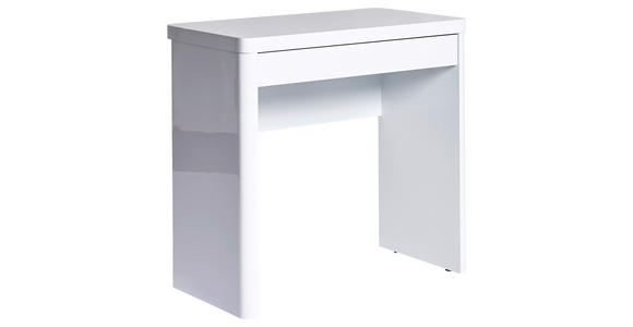 SCHREIBTISCH 79/44/76 cm Weiß  - Weiß, KONVENTIONELL, Holzwerkstoff (79/44/76cm) - Venda