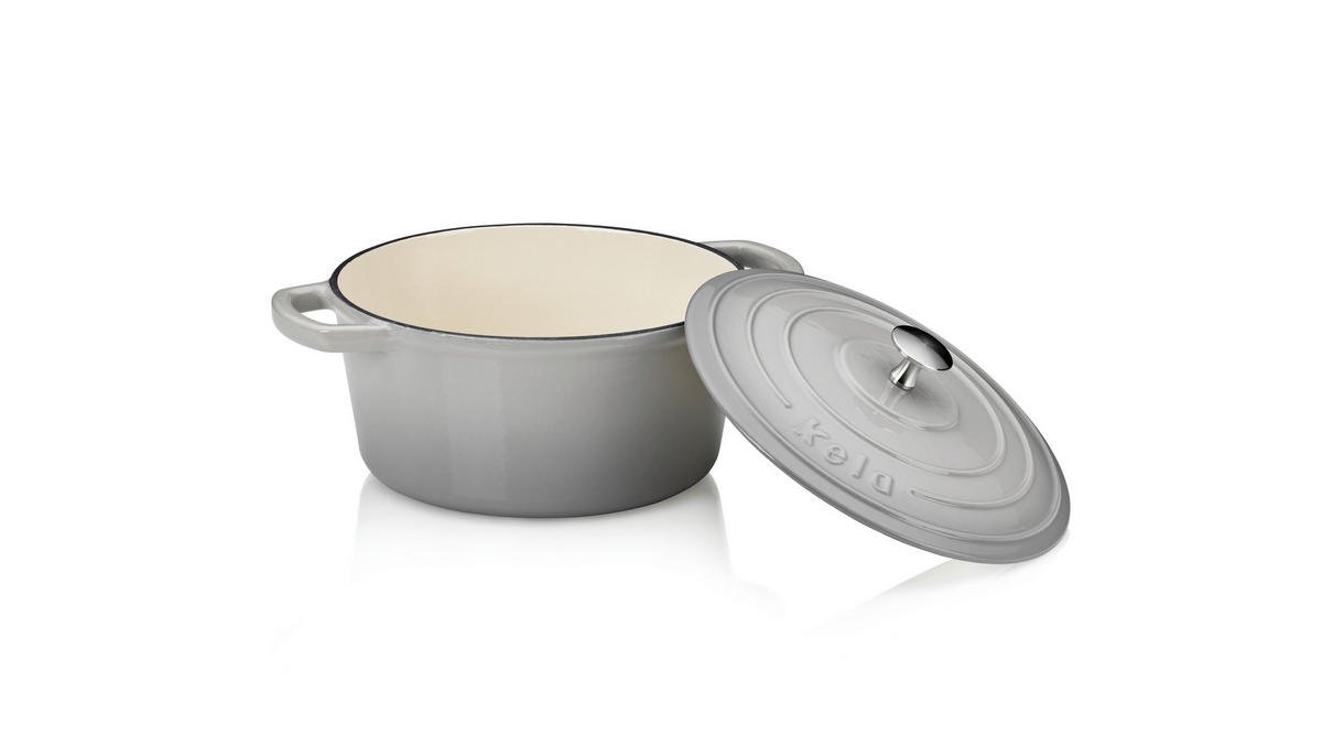 PEKAČ   3.8 l  Calido  - svijetlo siva, Konvencionalno, metal (24/12cm) - Kela