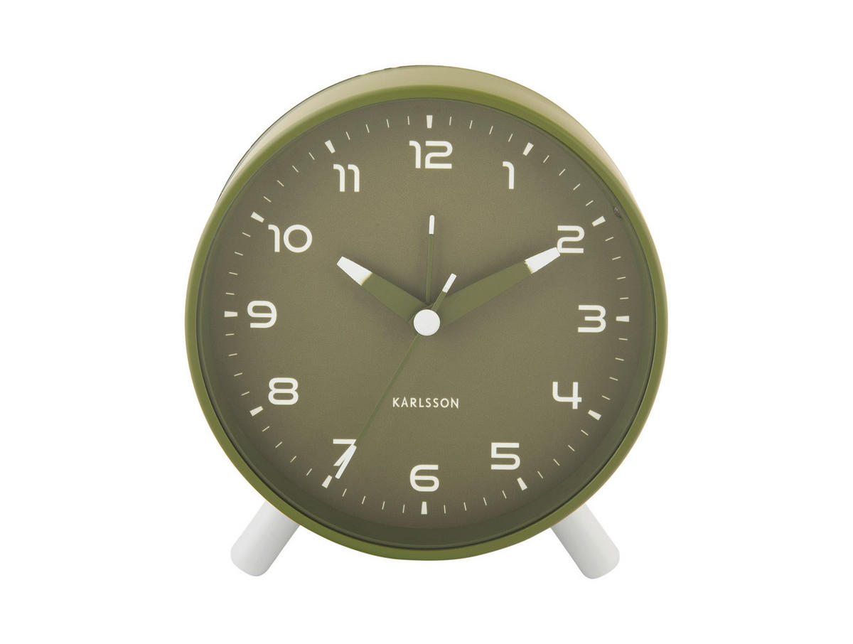WECKER  Smaragdgrün  - Smaragdgrün, Basics, Metall (5/11/12cm) - Karlsson