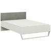 BETT 120/200 cm  in Weiss, Salbeigrün   - Weiss/Salbeigrün, Design, Holzwerkstoff/Textil (120/200cm) - Cantus