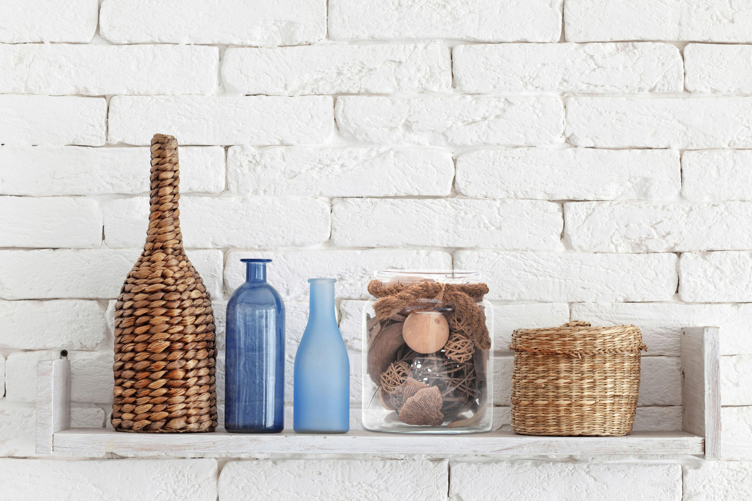 Thumbnail - Kayoom Dekoglas, Braun, Glas, Naturmaterialien, zylindrisch, 13.5x16.5x13.5 cm, Ordnen & Aufbewahren, Dosen