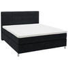 BOXSPRINGBETT 200/200 cm  in Anthrazit  - Chromfarben/Anthrazit, Konventionell, Kunststoff/Textil (200/200cm) - Voleo