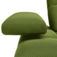 ECKSOFA in Struktur Grün  313/233 cm  - Schwarz/Grün, Design, Kunststoff/Textil (313/233cm) - Emilio Belluti