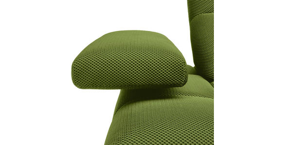 ECKSOFA in Struktur Grün 313/233 cm - Schwarz/Grün, Design, Kunststoff/Textil (313/233cm) - Emilio Belluti