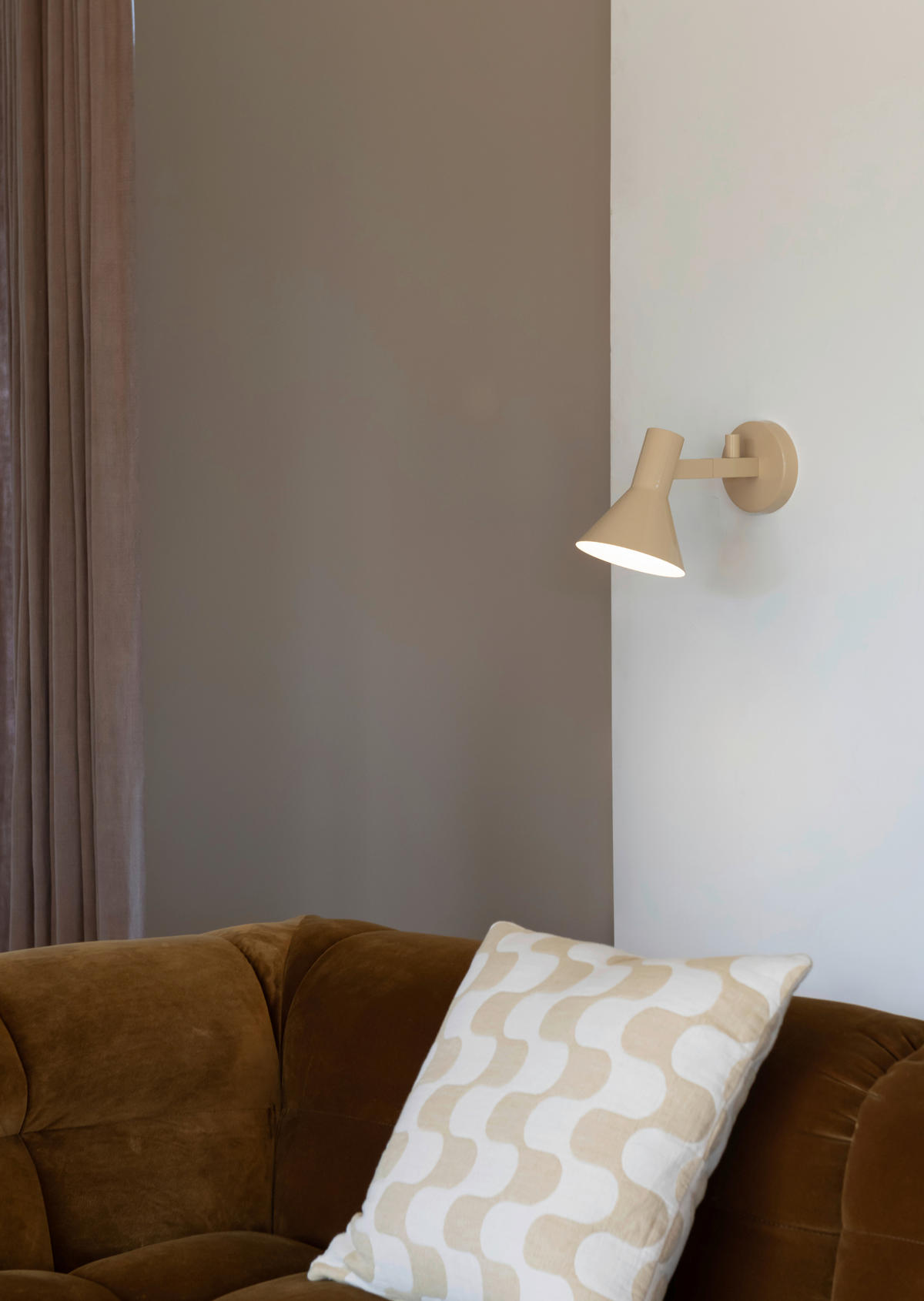 WANDLEUCHTE - Beige, Design, Metall (31/15/20cm) - It's about Romi
