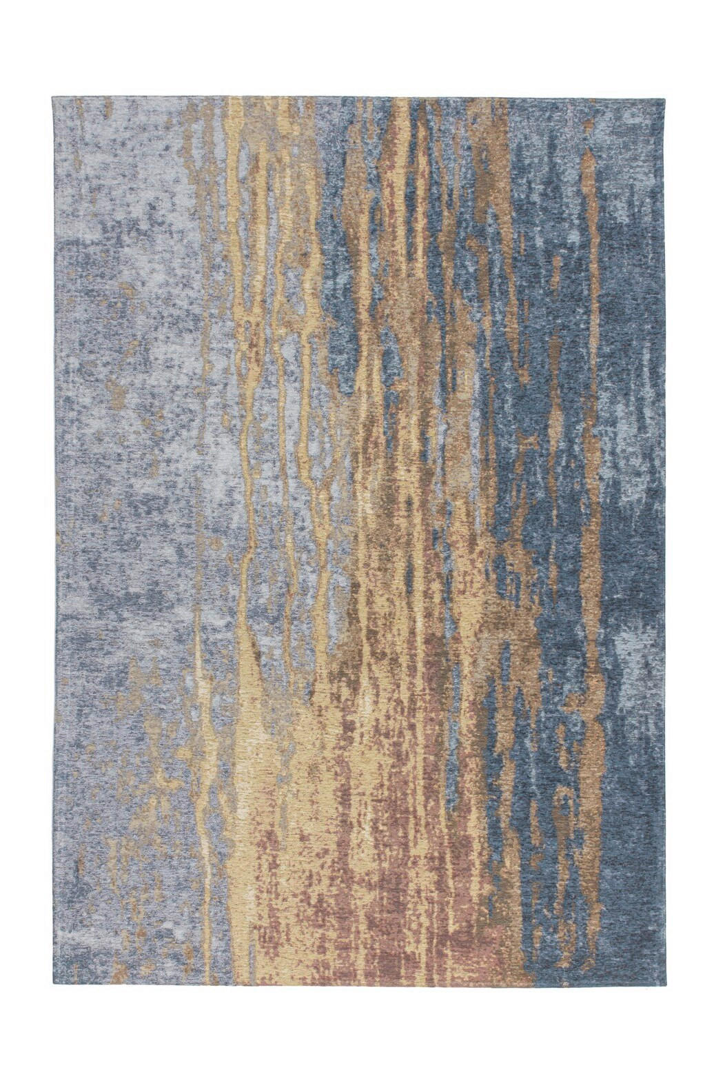 FLACHWEBETEPPICH 115/170 cm Blaze 325 Beige / Blau Blau, Beige  - Blau/Beige, KONVENTIONELL, Textil (115/170cm)