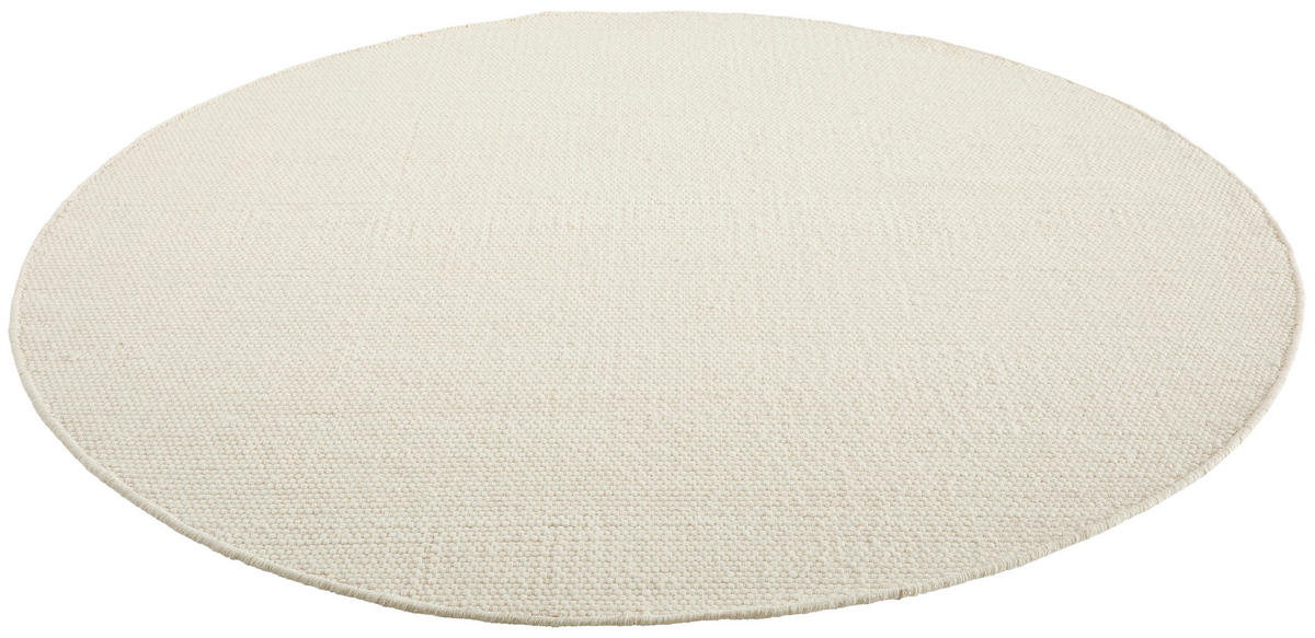 HANDWEBTEPPICH 160 cm Naturfarben  - Naturfarben, Natur, Textil (160cm) - Linea Natura