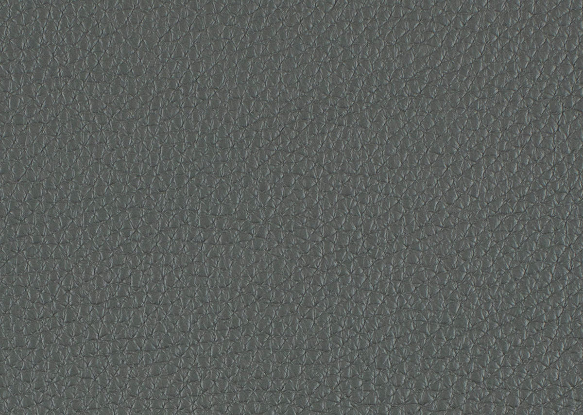 ECKBANK in Holz, Metall, Leder Dunkelgrau  - Edelstahlfarben/Dunkelgrau, Design, Leder/Holz (237/162cm) - Ambiente