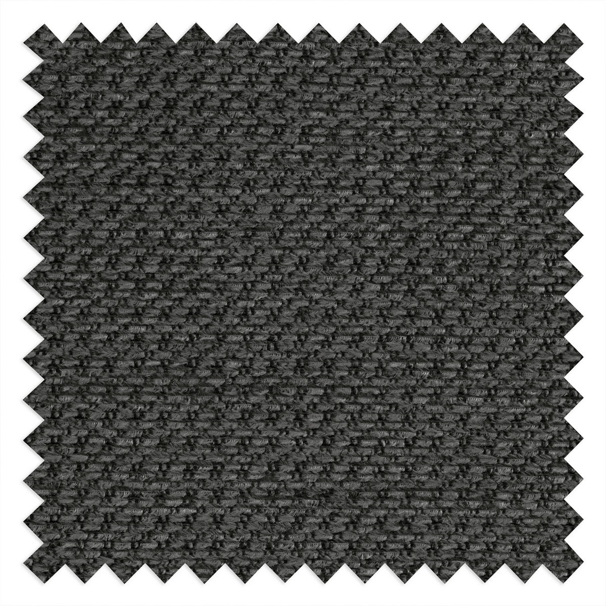 ECKSOFA  Webstoff Schwarz  - Schwarz, Design, Textil/Metall (195/268cm) - Livetastic