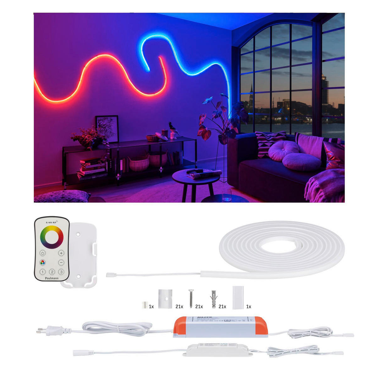 LED-STRIP 500 cm  70967  - Weiß, Basics, Kunststoff (500cm) - Paulmann