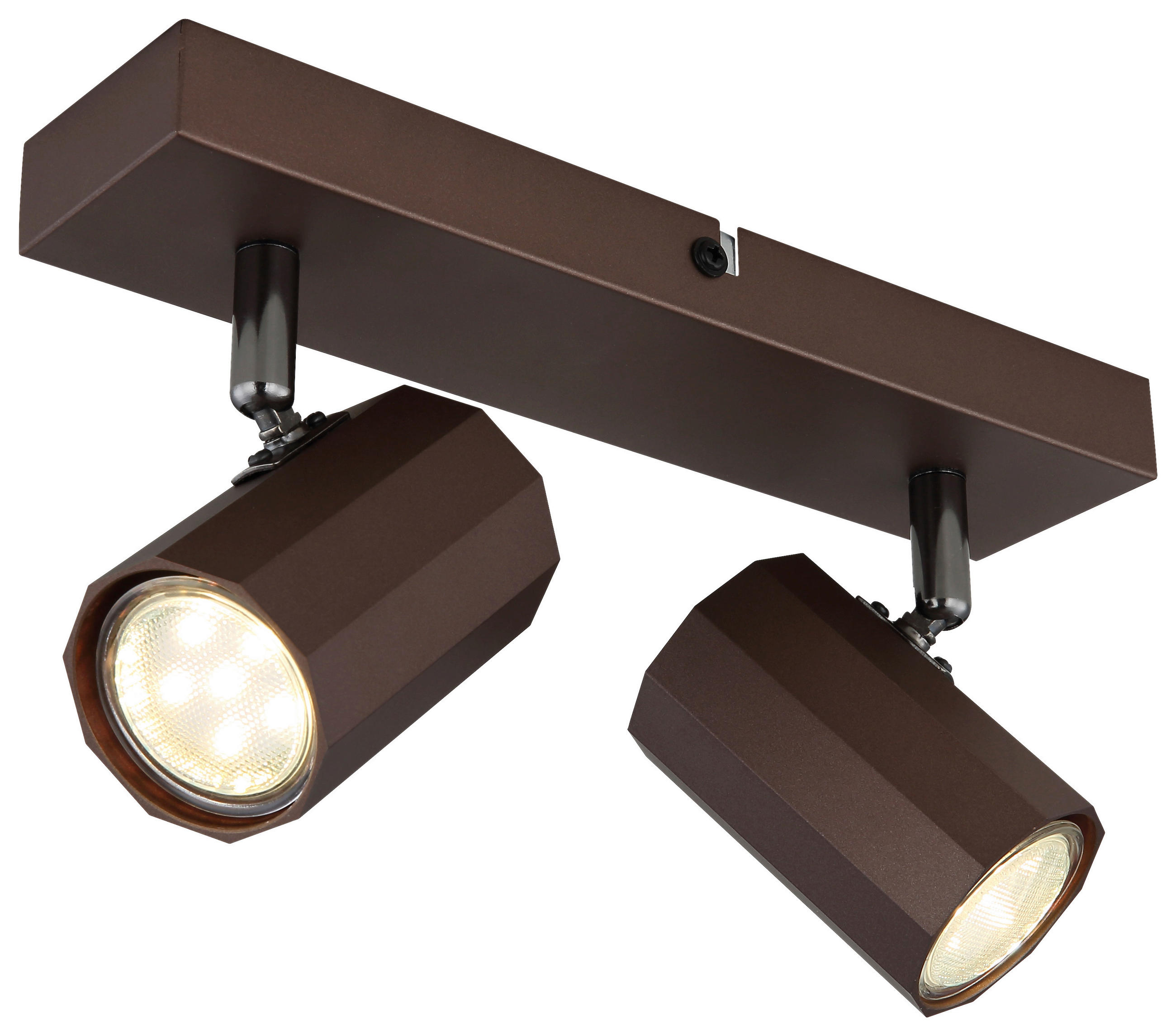 DECKENLEUCHTE 26/6/14,5 cm   - Bronzefarben, Design, Metall (26/6/14,5cm) - Novel